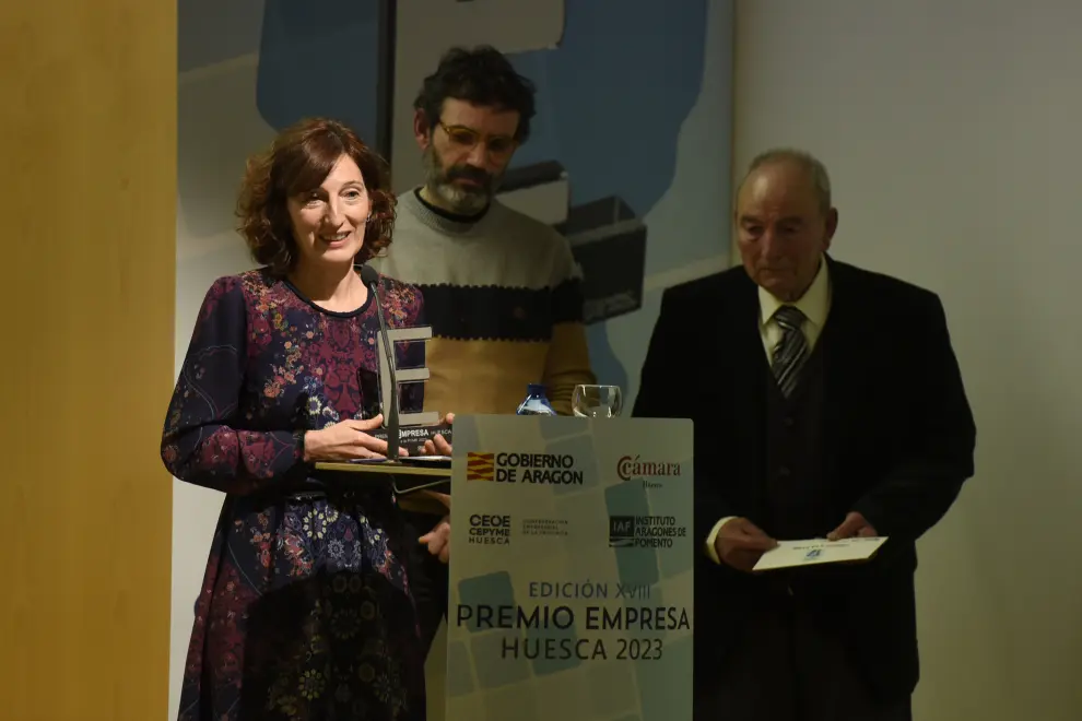 Fribin ha recibido este año la máxima distinción del empresariado aragonés en una cita en la que también se ha reconocido al resto de finalistas.