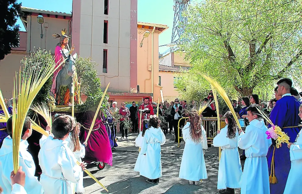 Domingo de Ramos en la provincia de Huesca.