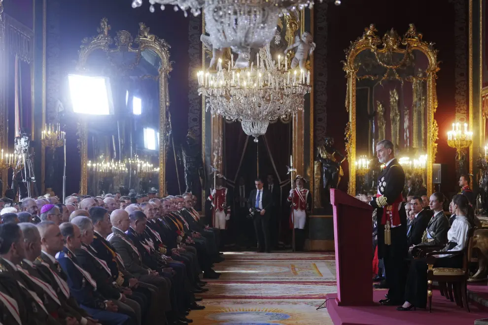 Ceremonia de la Pascua Militar en el Palacio Real de Madrid