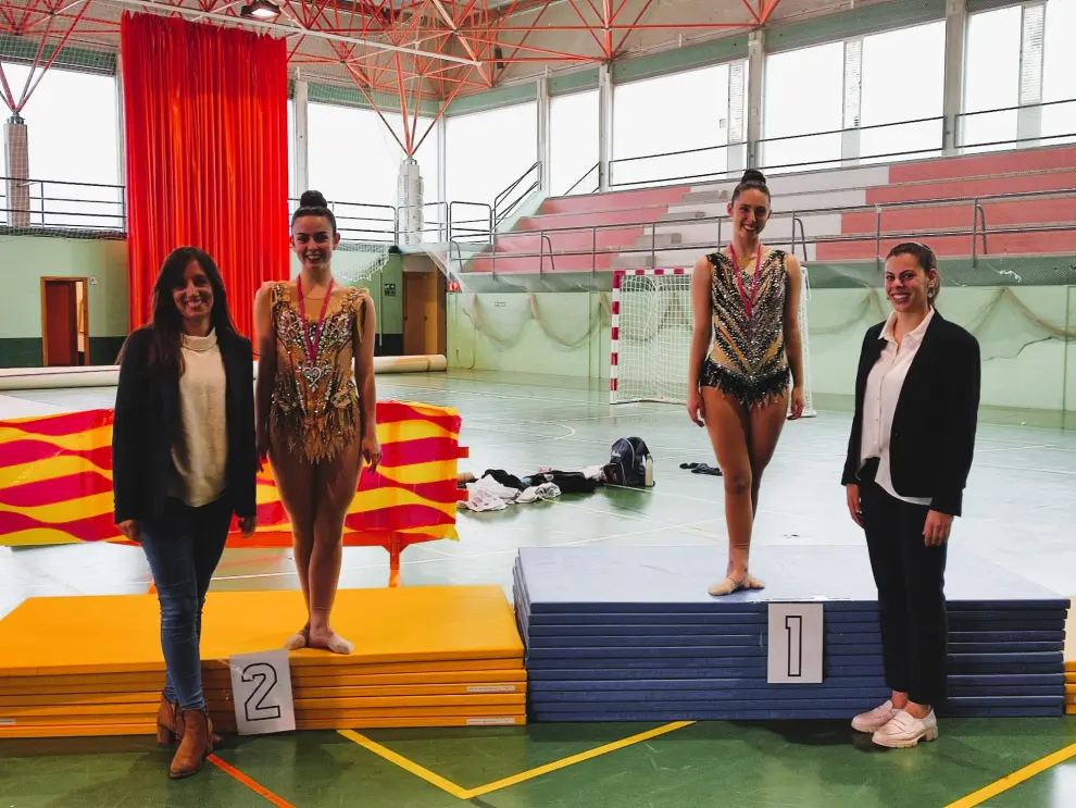 Cerca de 400 gimnastas se dieron cita en el polideportivo Olimpia para disputar el torneo anual organizado por el Club Jacetano GRD.