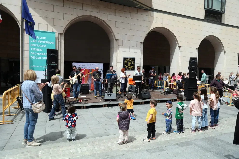 El concierto de Empoderaos puso el broche en Huesca.