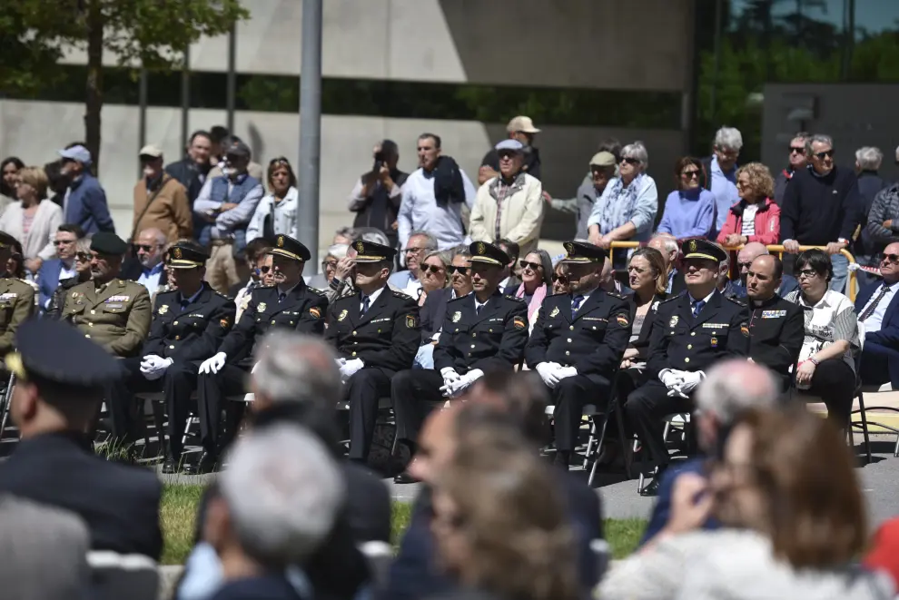 Monumento homenaje por el 200 aniversario de la Policía Nacional, este martes