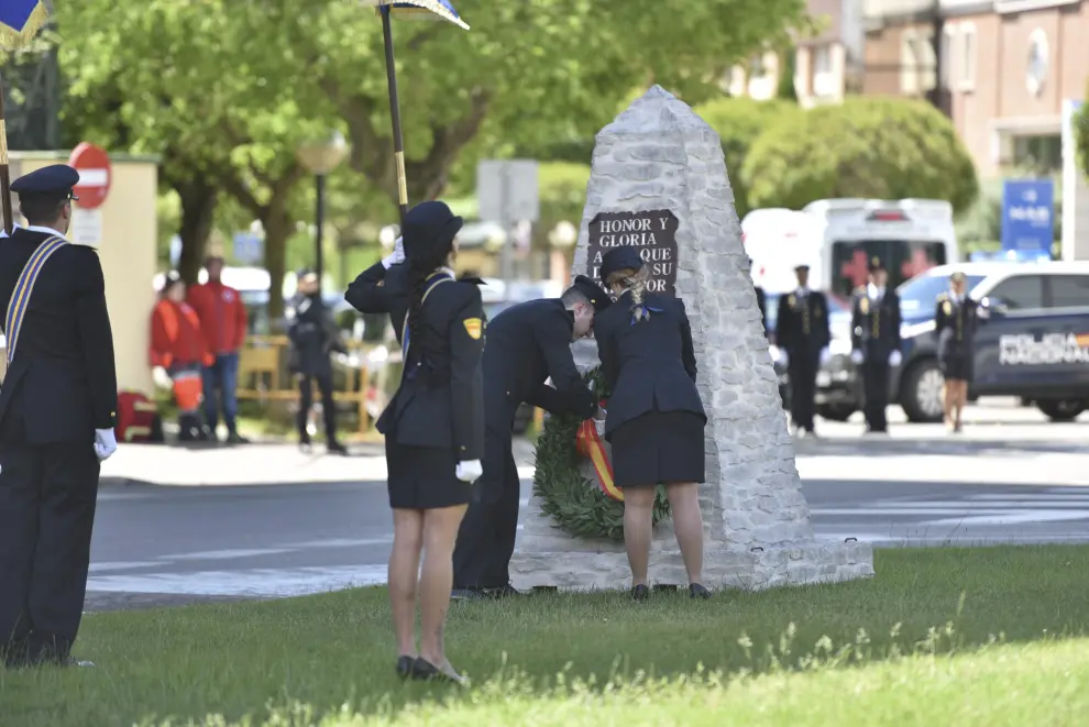 Monumento homenaje por el 200 aniversario de la Policía Nacional, este martes