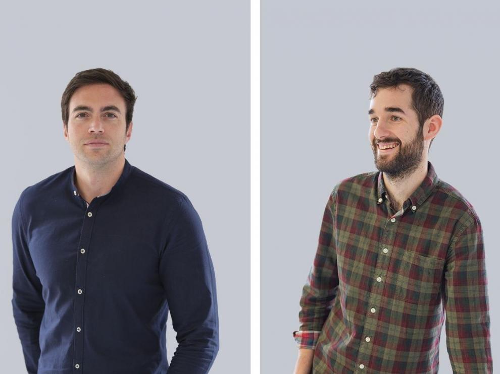 Daniel Puértolas y Alberto Portolés, de la agencia Numericco de Barbastro.