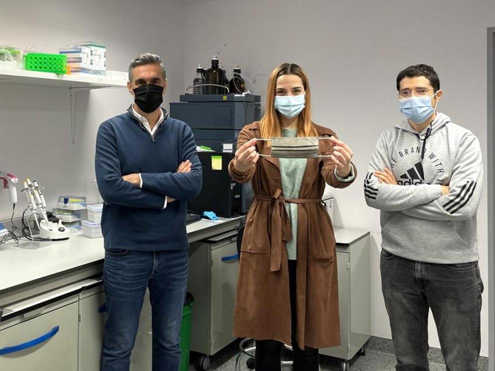 Los investigadores aragoneses que han descubierto este nuevo método contra el coronavirus.