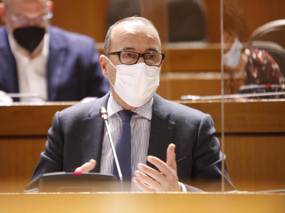 Felipe Faci, consejero de Educación, Cultura y Deporte del Gobierno de Aragón.