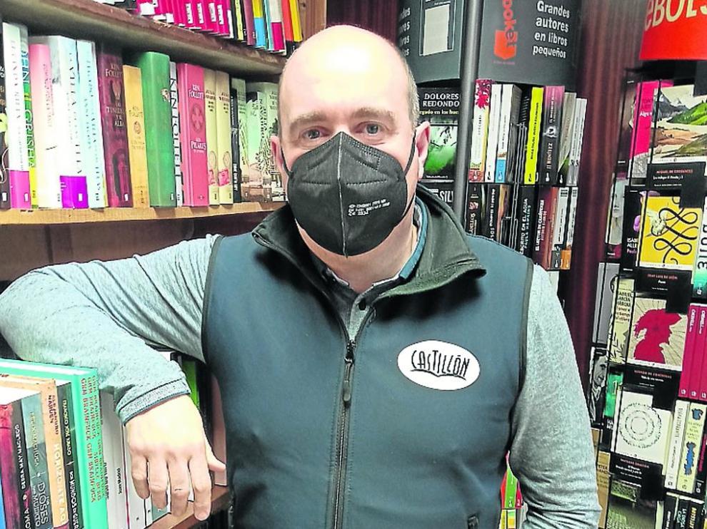 Víctor Castillón, presidente de la Asociación Provincial de Librerías.
