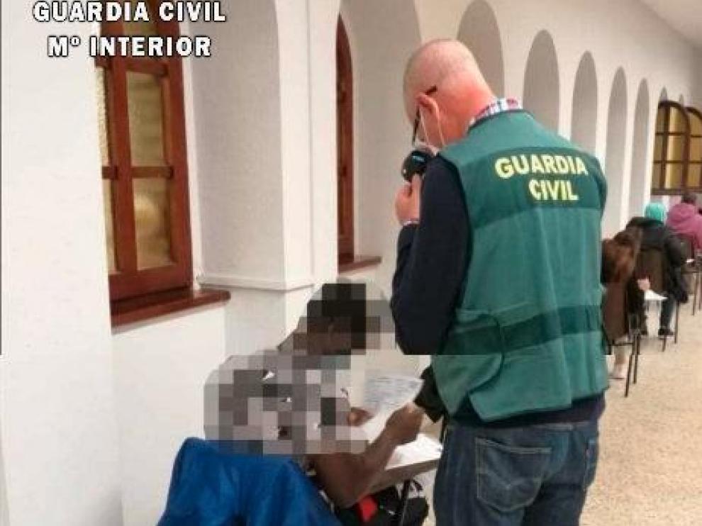 Imagen de la investigación enviada por la Guardia Civil.