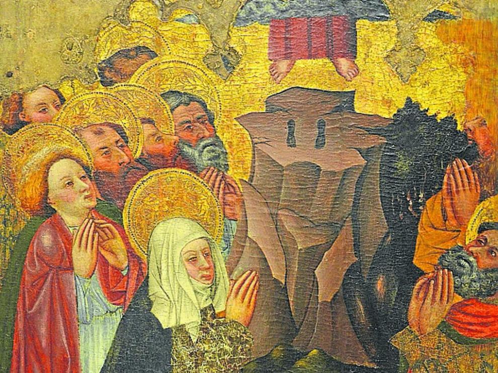 La tabla de la Ascensión de Binaced es uno de los bienes devueltos al Obispado de Barbastro-Monzón.