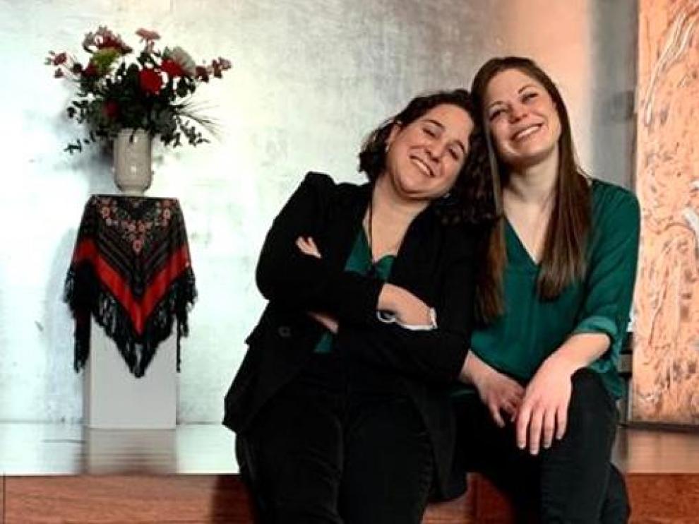 Sara Guerrero y Marta Heras, o lo que es lo mismo, Dúo Melómano, actúan mañana en Huesca.