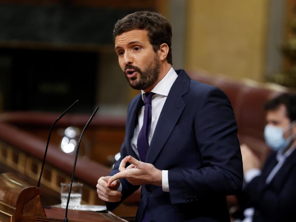 Casado en el hemiciclo este miércoles