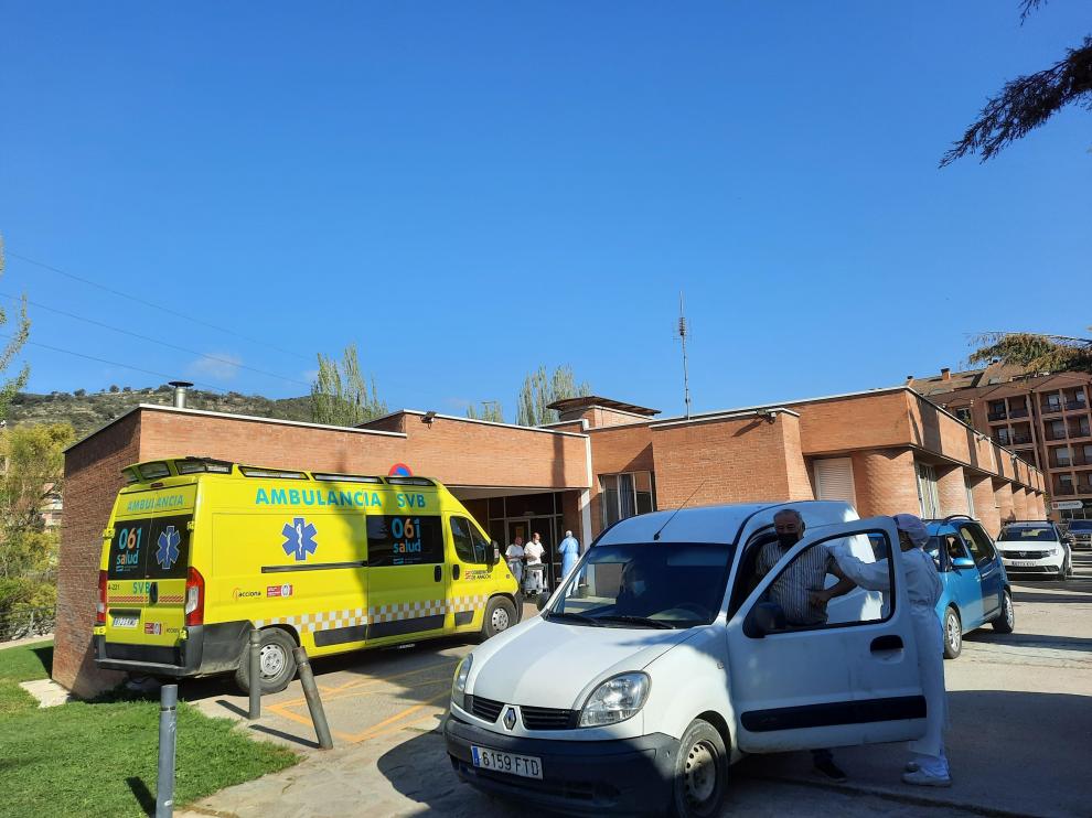 El centro de salud de Graus está en un ritmo "frenético" por el aumento de casos.