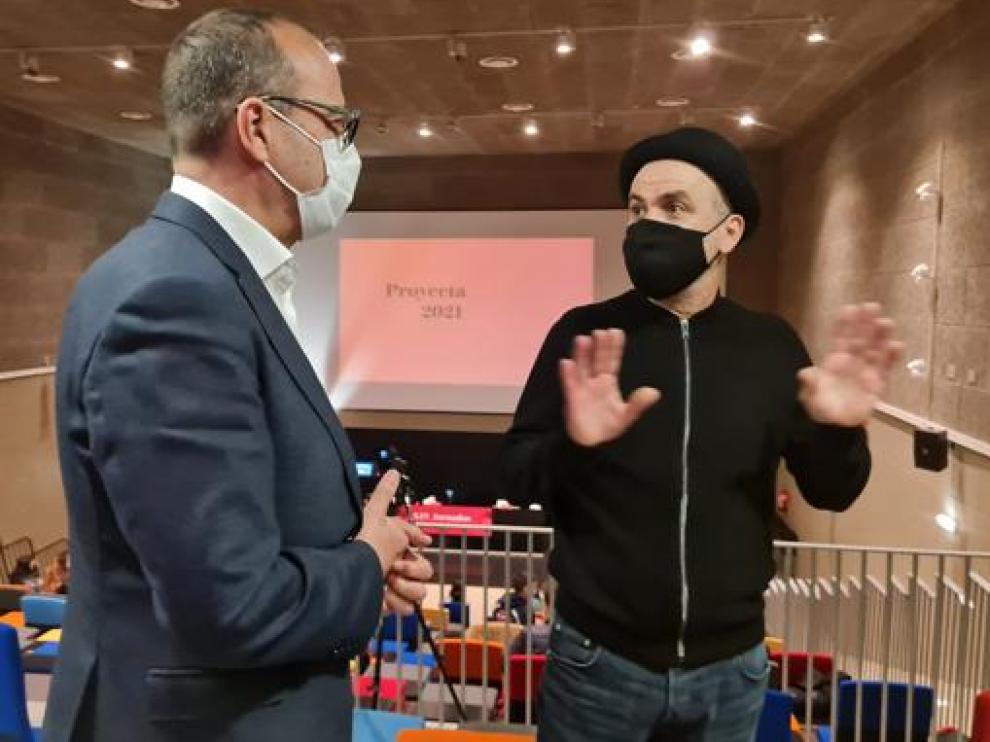 Felipe Faci e Isidro Ferrer coincidieron en las XIV Jornadas Proyecta.