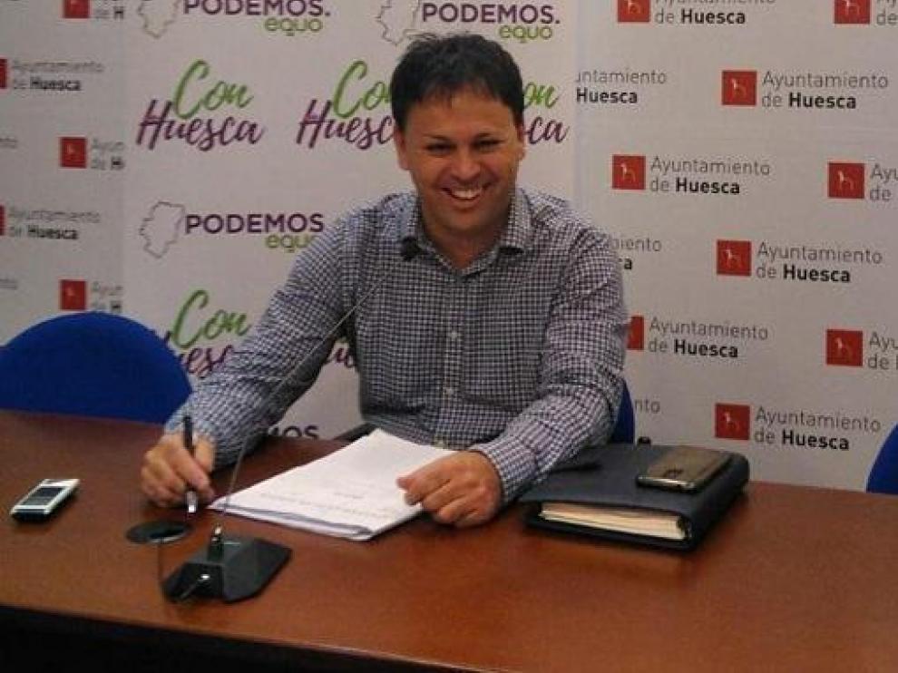 Óscar Sipán, de Con Huesca Podemos Equo