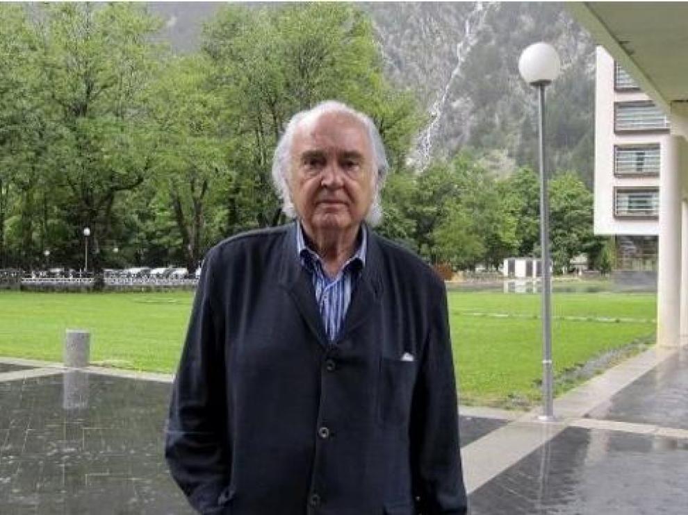 Antón García Abril, en una de sus últimas visitas al festival musical.
