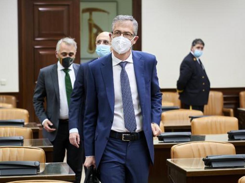 Hernández de Cos compareció en la Comisión de Asuntos Económicos de la Cámara Baja.