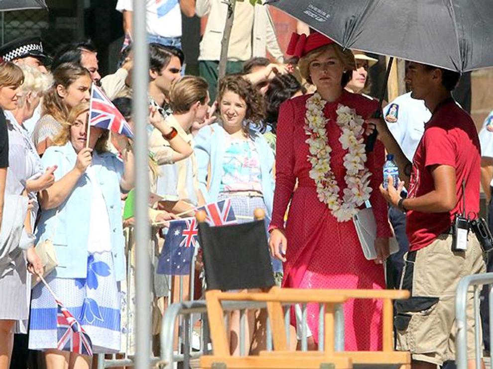 Imagen del rodaje de The Crown en tierras andaluzas