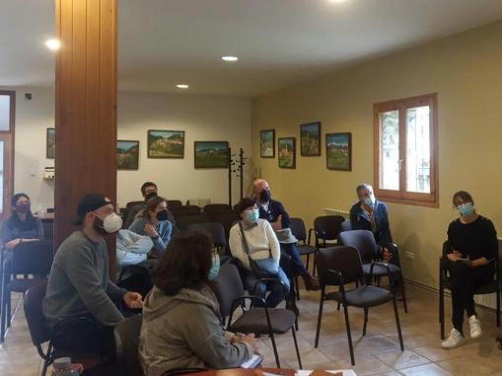 Encuentro de colaboradores del proyecto Pueblos Vivos Aragón.