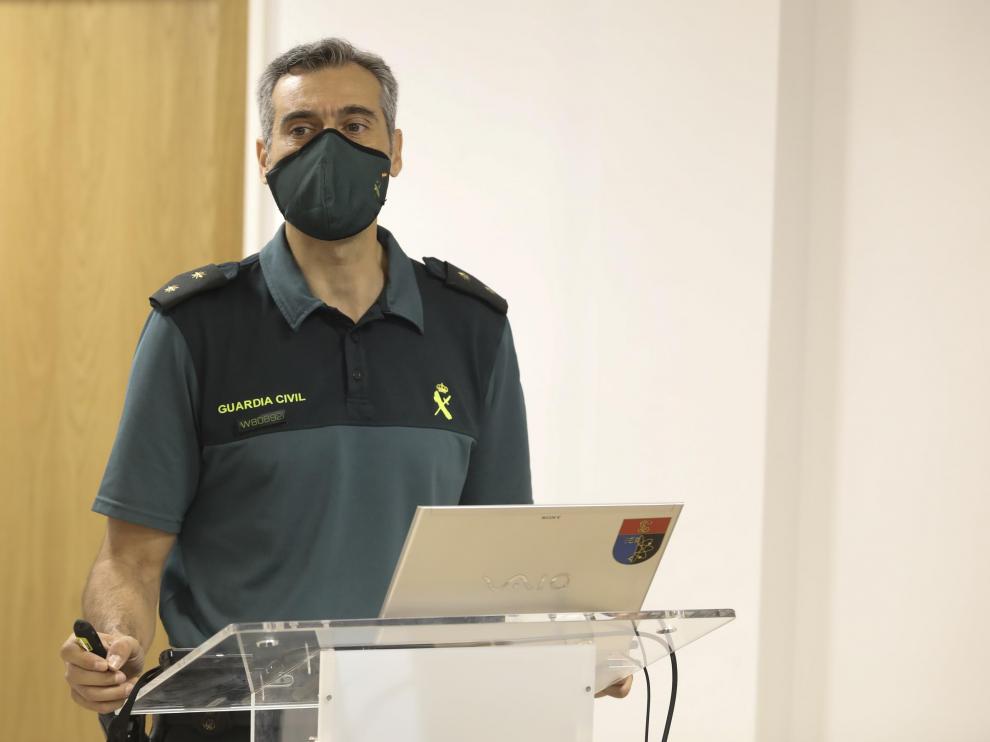 El teniente coronel de la Guardia Civil Francisco Pulido este miércoles.