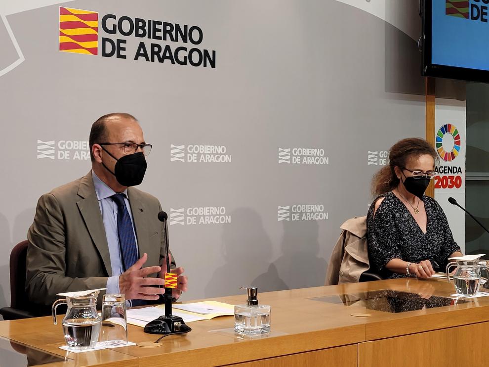 Felipe Faci durante la rueda de prensa de este jueves