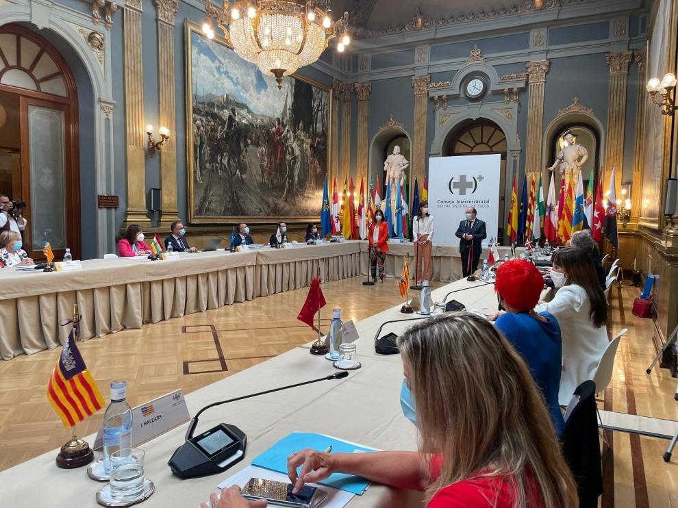 El Consejo Interterritorial fue presencial ayer por primera vez desde la pandemia.