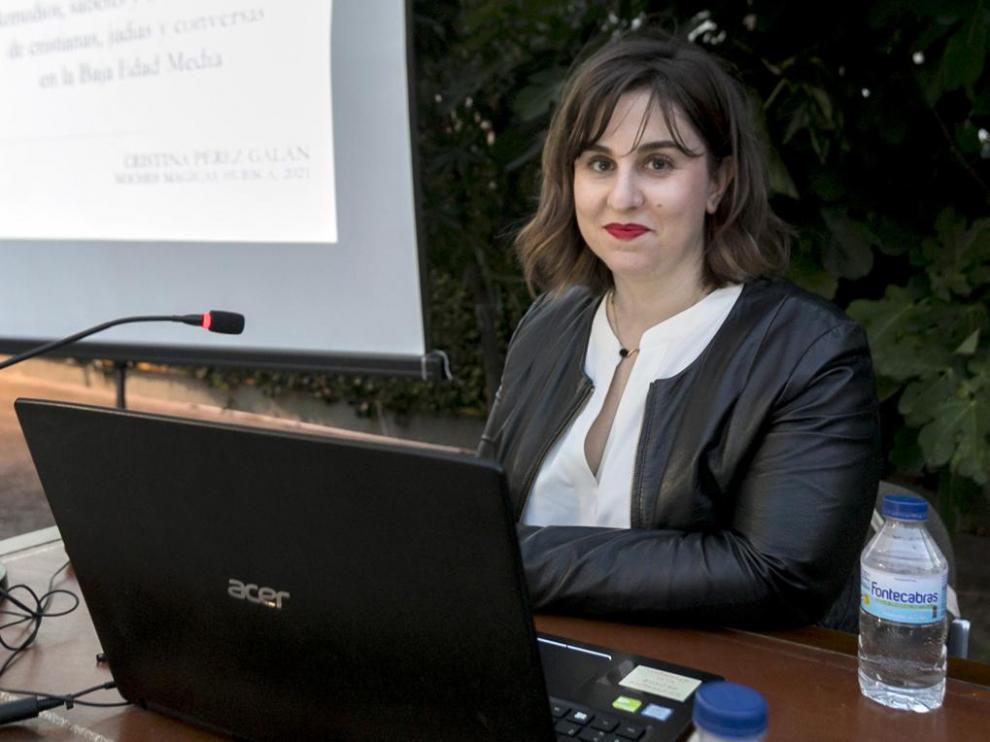 Cristina Pérez Galán ofreció una conferencia sobre mujeres sabias medievales.