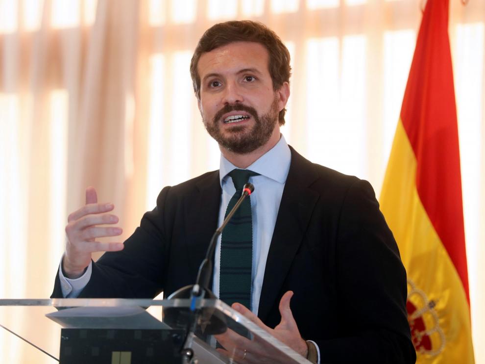 El líder del PP, Pablo Casado.