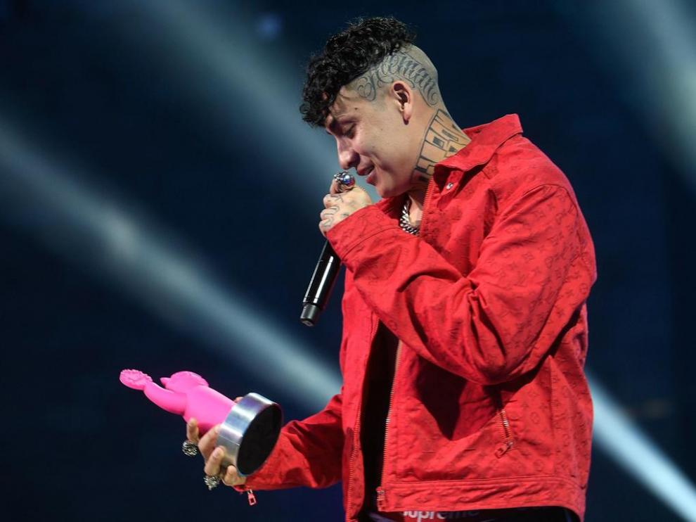 El cantante Alemán al recibir un premio MTV MIAW, en Ciudad de México, el martes pasado