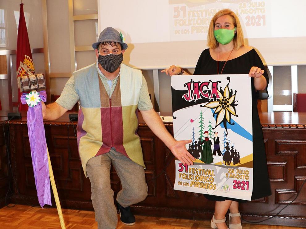 Durante la presentación de las visitas teatralizadas del festival