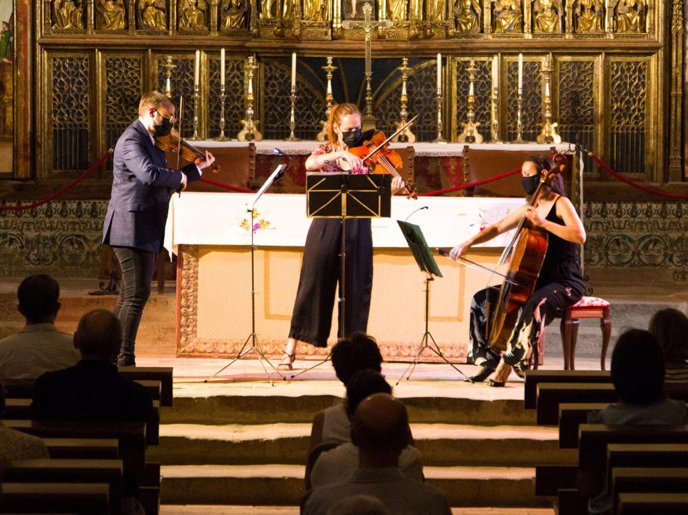 La Colegia de Bolea acogió el concierto de la prestigiosa formación Concerto 1700.