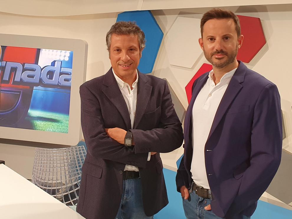 Pedro Hernández y Sergio Melendo, presentadores de La Jornada