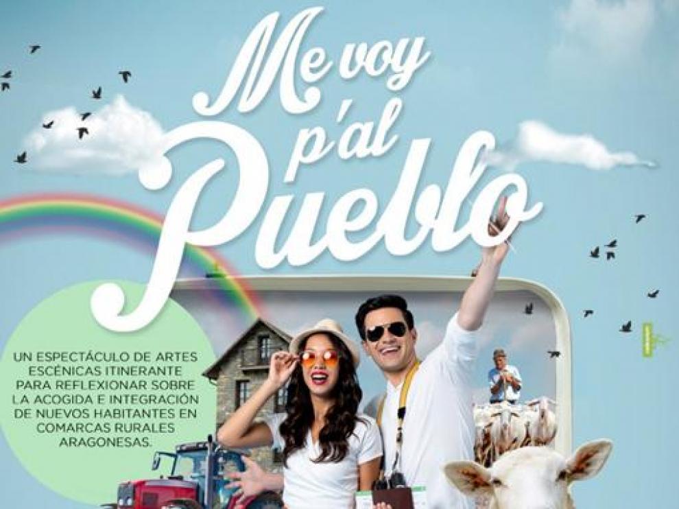 Cartel informativo sobre las representaciones teatrales.