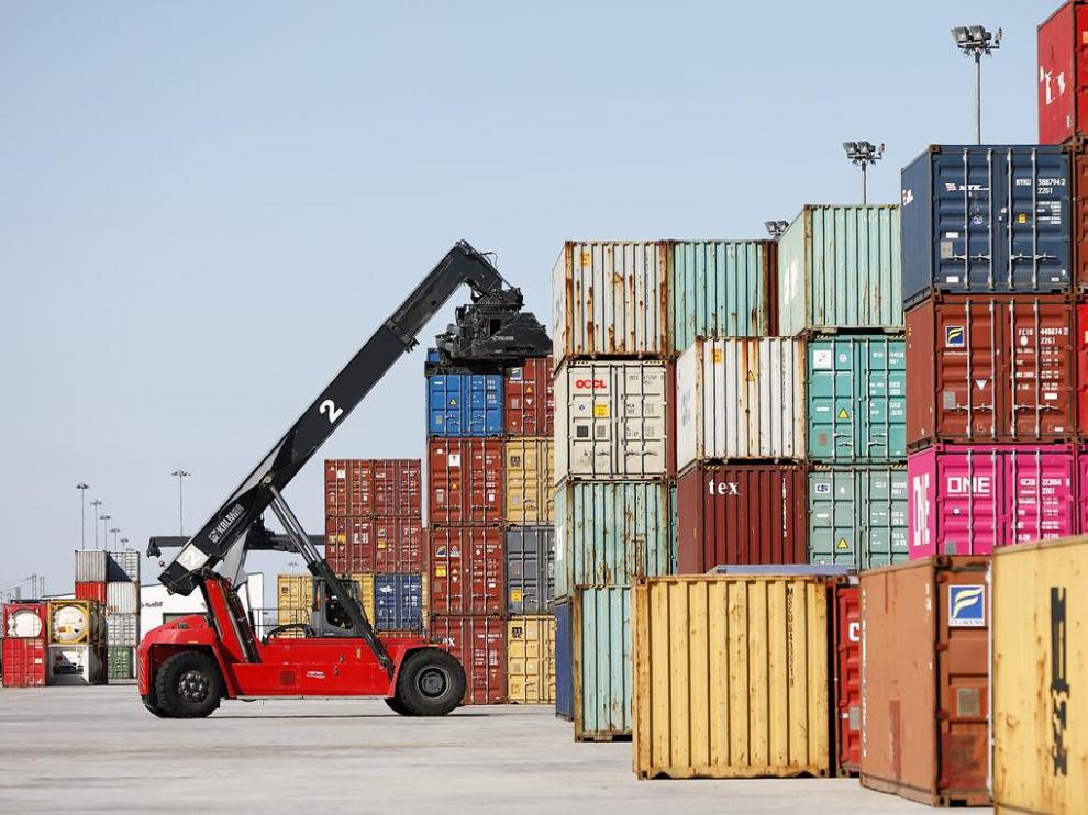 Exportaciones a China desde la terminal intermodal de Plaza.