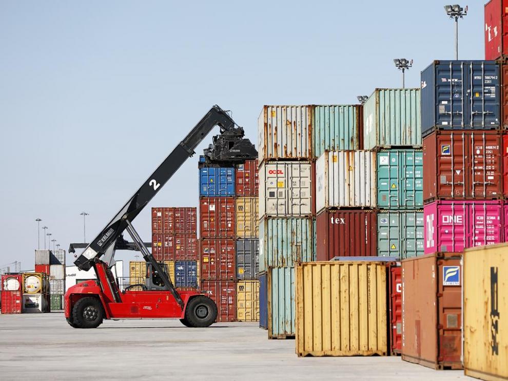 Exportaciones a China desde la terminal intermodal de Plaza.