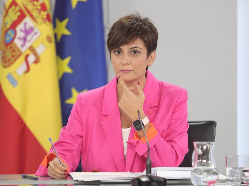 La portavoz del Gobierno, Isabel Rodríguez