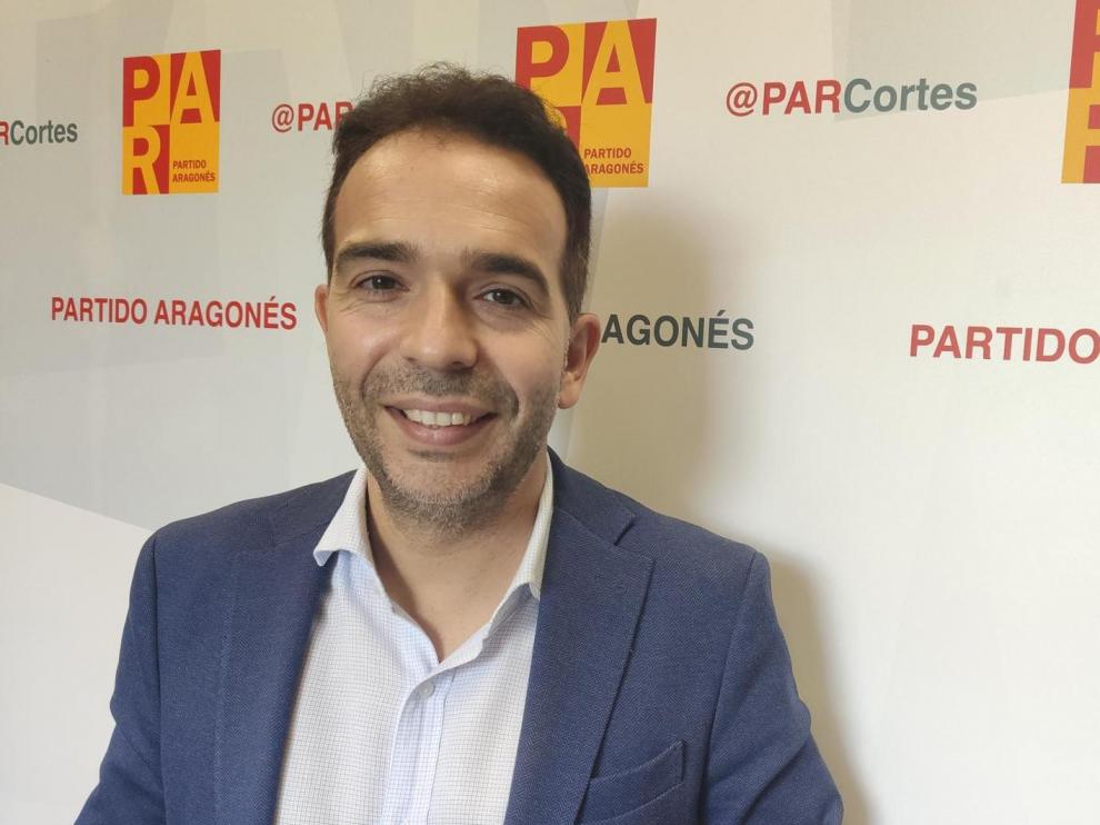 Jesús Guerrero, portavoz del Partido Aragonés (PAR) en las Cortes de Aragón