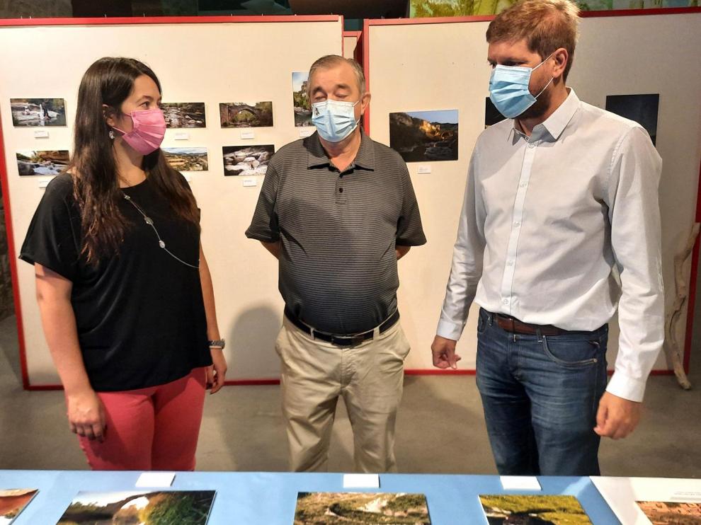 En la foto, Esther Cereza Quintana, Ángel Aventín y Marcel Iglesias