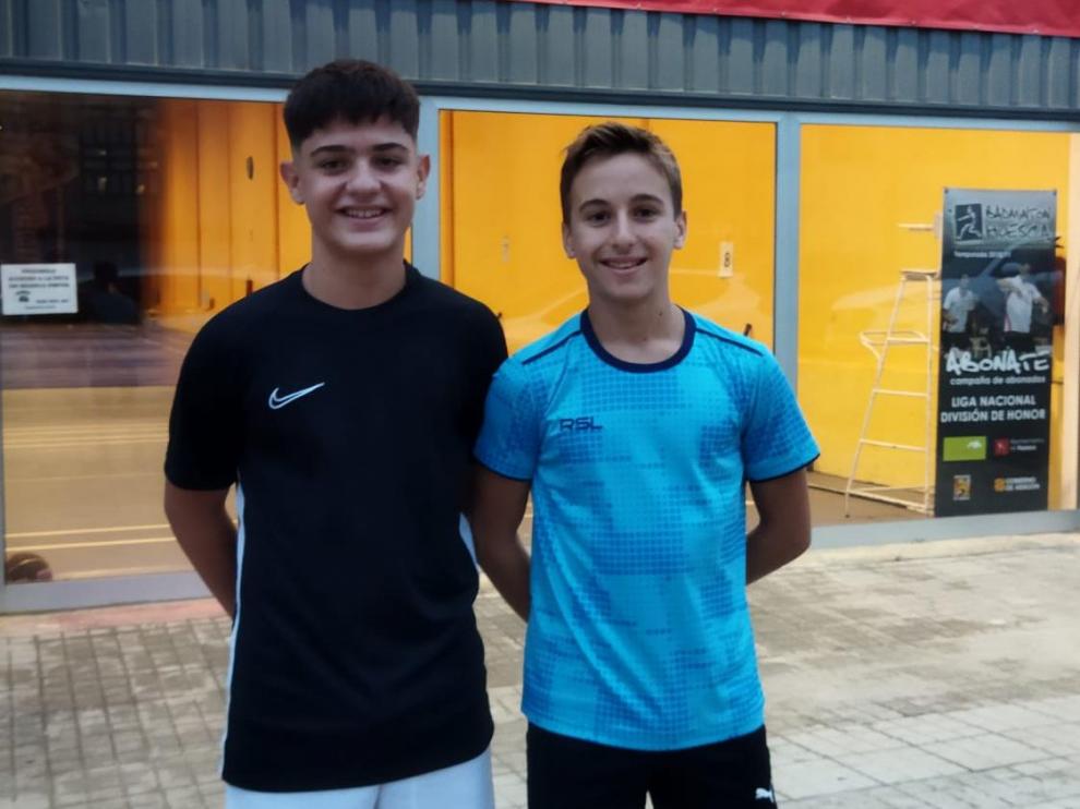 Gonzalo Isabal y Raúl Bergua son los jugadores oscenses que participan en la concentración Se Busca Campeón.