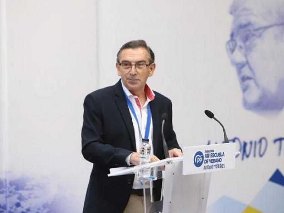 Luis María Beamonte, presidente del PP de Aragón