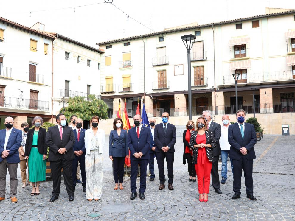 Reunión de los Gobiernos de Aragón y Navarra en Ejea de los Caballeros.