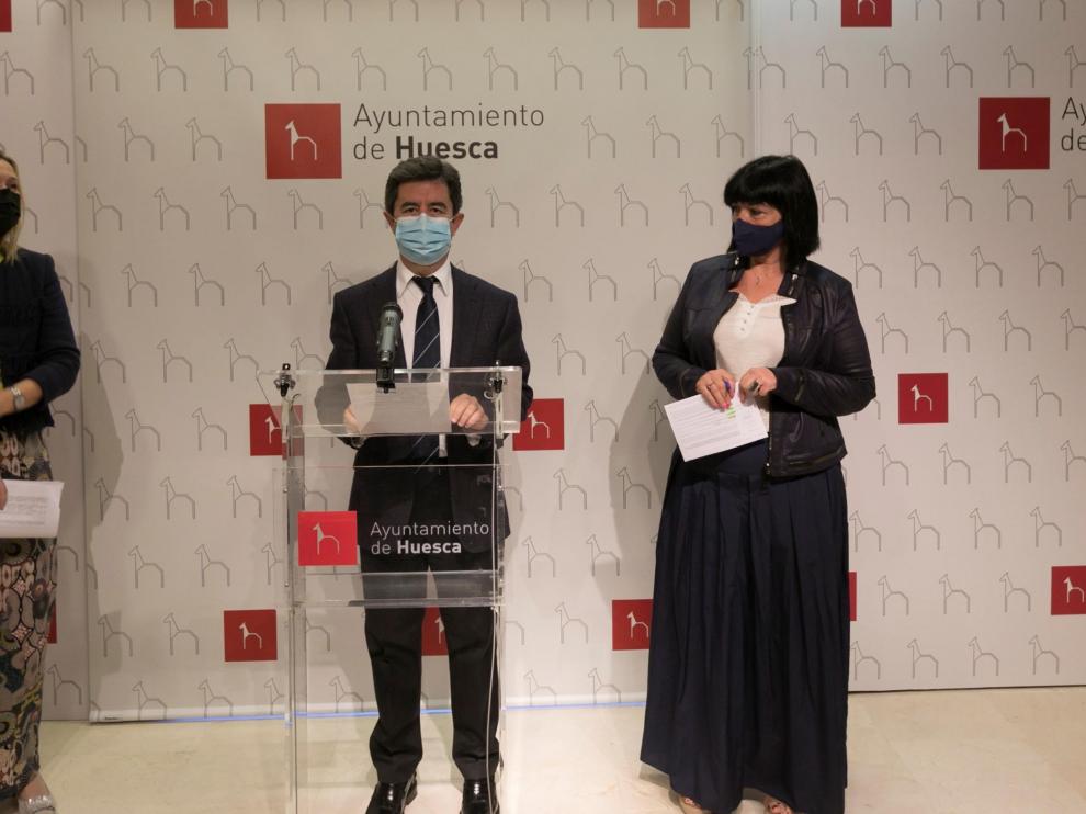 Cristina de la Hera, Luis Felipe y Ana Loriente, este lunes en la presentación del proyecto.