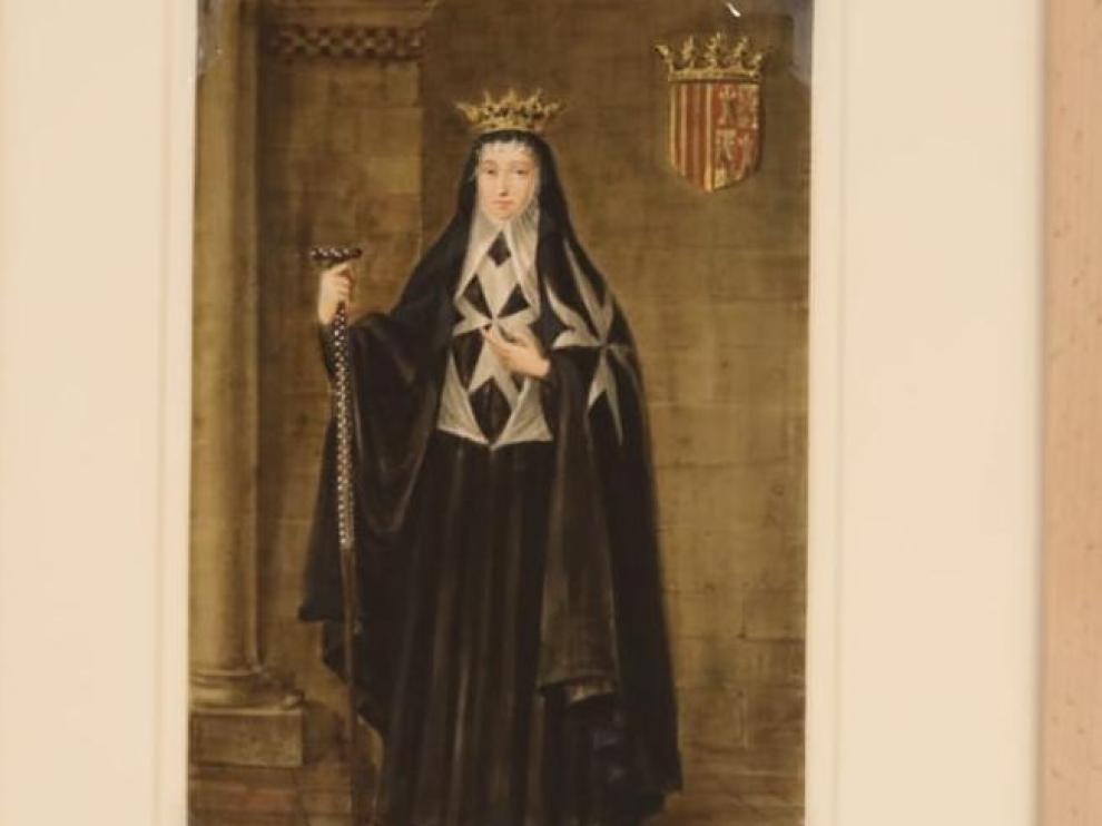 Acuarela de Doña Sancha de Castilla.