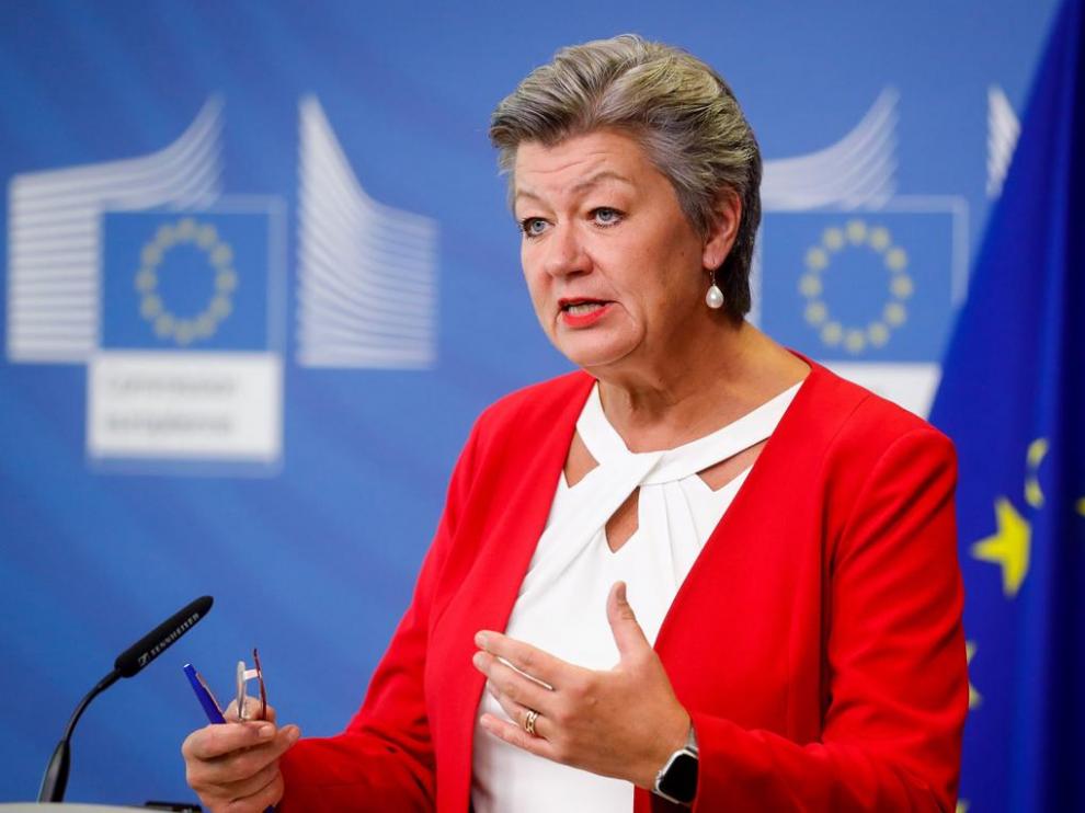 La comisaria europea de Interior, Ylva Johansson.