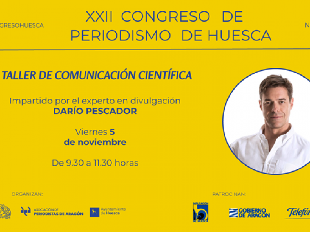 Taller de comunicación científica de Darío Pescador