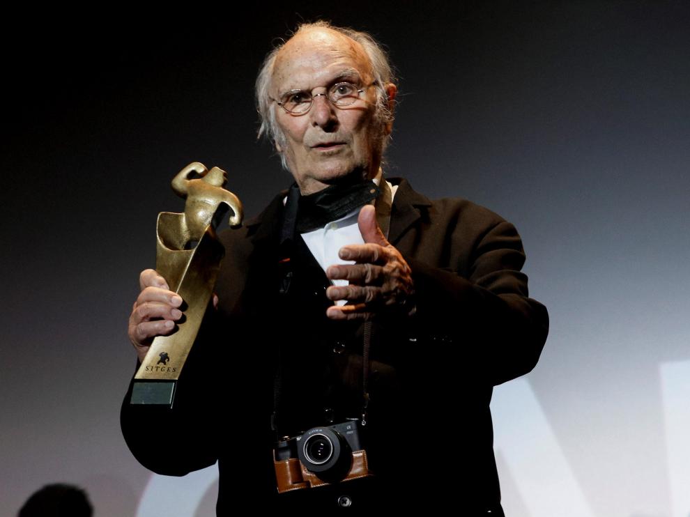 Carlos Saura recibió este domingo el Gran Premio Honorífico en el Festival de Sitges.