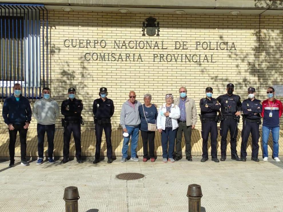 Imagen de la concentración celebrada este lunes.