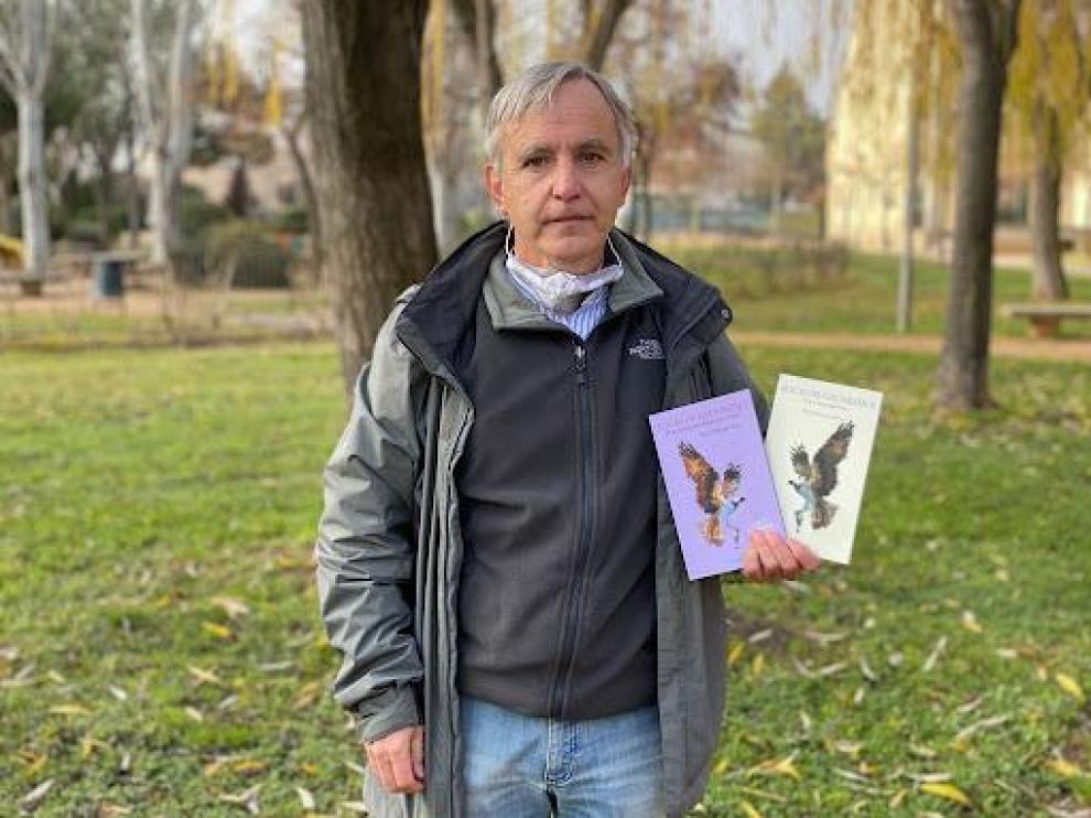 Rafael Vidaller Tricas, ganador del V Premio Pedro Lafuente en aragonés en categoría “Narrazió Curta”.