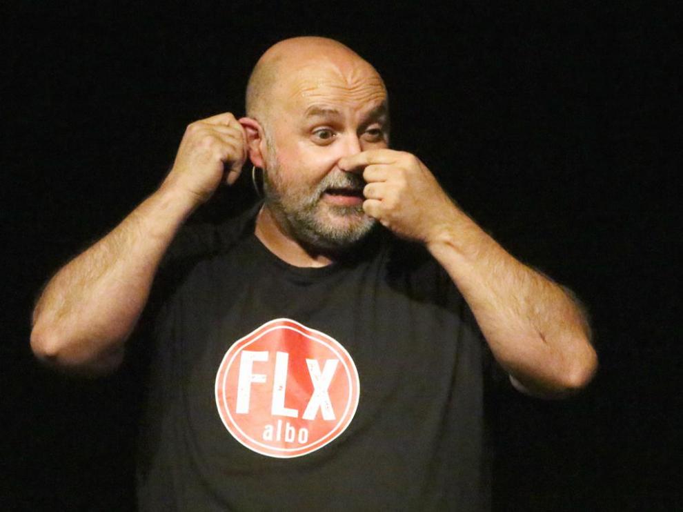 Félix Albo, en Huesca.