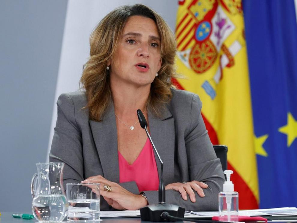 La vicepresidenta tercera y ministra para la Transición Ecológica y el Reto Demográfico, Teresa Ribera.