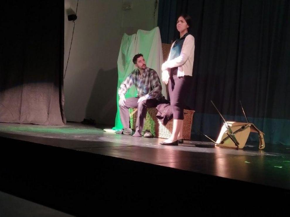 Grupo de teatro del campus de Huesca.
